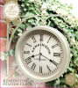 Double sided Station Wall Clock for Garden Decor