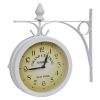 Double side Outdoor Wall Clock for garden