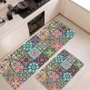 2 pcs of Persian patterns of anti-fatigue kitchen mats