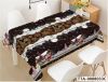 Christmas Decoration Waterproof Thick Elegant Luxury Premium Solid Damask Branch Scroll Decorative Home Kitchen Tablecloth 