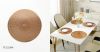 Vinyl Placemat Indoor Outdoor Waterproof Heat Resistant Dining Table placemat Decor Fall Kitchen Table Mats 