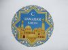 Ramadan heat resistance round 38 cm coffee Dining table mat 