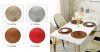 Vinyl Placemat Indoor Outdoor Waterproof Heat Resistant Dining Table placemat Decor Fall Kitchen Table Mats 