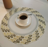 round 38cm PP woven  heat resistance placemats for hotel home dining table mat