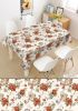  good quality rose flower patterns with bright new  non-woven waterproof and oil proof tablecloth 137*2M 