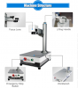 Cheap Price Rotatable Automatic Small Metal Laser Marking Engraving mini laser engraving machine