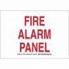 B401 10X14 RED/WHT FIRE ALARM PA