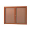 2 DOOR FRAME WOOD LOOK, OAK ENCL