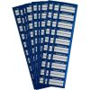 DRK BLUE,0.75X1.5, ASSET ID TAG,