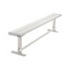 TEAM BENCH, 6&#039;L, ALUMINUM
