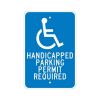 NMC ALUMINUM SIGN, HANDICAPPED P