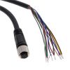 CORD M12 12POS SKT IDS RA
