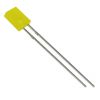 2X5X7MM YELLOW LED LAMP FLAT TOP