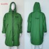 Sherpa fleece lined hooded windbreaker equestrian horse riding winter waterproof warm coat jacket changing robe