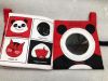 Cloth Book CLOTH BOOK ~ BABY PANDA 6 Pages W/ Mirror