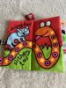 Jellycat London SILLY TAILS Baby Cloth Book Crinkle Hippo Monkey Lizard