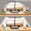 Folable desk lamp with swing arm office work reading study table lamp