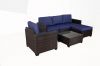 stock PE rattan sofa set, can be delivered right away, wicker garden sofa set, patio sofa set