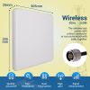 Waterproof High Gain 21dBi 5150-5850mhz Dual-polarization Outdoor Wifi directional Panel Antenna