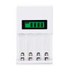 4 Slots LCD Display Smart Battery Charger US/EU Plug Power Adapter For AA/AAA Ni-Cd Ni-Mh Rechargeable Batteries