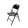 white /black plastic steel wedding bbq outdoor folding chair for event/party chair