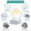 6W 9W 12W 18W 24W IP54 Waerproof Round Square 810LM LED Recessed Pot Downlights