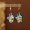 Trendy Blue Glazed Flo...