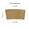 Paper cup sleeves for 8oz and 10-20oz cups