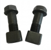 High Quality Crawler Excavator flat head track shoe bolt and nut M20X65F with good quality and better price made in China