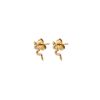 Cubic Zirconia Stud Earrings Huggies Stainless Steel Jewelry Fashion Waterproof Jewels For Women Wholesale