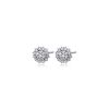 Cubic Zirconia Stud Earrings Huggies Stainless Steel Jewelry Fashion Waterproof Jewels For Women Wholesale