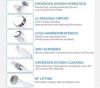 6 in 1 Aqua Hydra Peeling Dermabrasion H2o2 Small Bubble Facial Care Hydro Facial Cleaning Machine