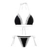 Top Swimsuits Fashion Sexy Women Two Piece Swimsuit Bikini Set Swimwear for 2025 Girls Customized OEM Service Bikinis Print 188g