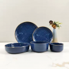 16 Pieces Ceramic Dinnerware Set Easy to Clean Smooth Surface Tableware Set