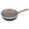 28cm Forged  Aluminium Non-stick Wokpan With Lid