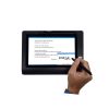 Efficient paperless 10.1 inch fingerprint signature pad electronic signature device wacom tablet with stylus for bank hotel government signature tablets