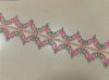 Q.HELM 10 Yards Coloful Flower Lace Trim Ribbon Floral Applique Embroidered Fabric for Women Muslim Moroccan Floral Maxi Kaftan Dress Arabic Islamic Dubai Robe Ramadan Prayer Clothes