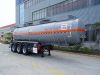 Chemical Tank 3 Axles Hydrochloric Acid Transport Semi Trailer Tanker