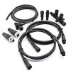 NMEA2000 5-Pin 6-Way M12 T-Splitter Adapter, M12 A-Coded Male and Female, IP67/IP68 Waterproof M12 T-Connector