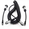 Waterproof 4-pin Automotive Coil Trailer Wiring Harness Produced by Customized Cable Assembly Supplier