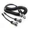 Waterproof 4-pin Automotive Coil Trailer Wiring Harness Produced by Customized Cable Assembly Supplier