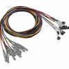 Compatible Brain Electrode Lead Wires, Silver Chloride Electrodes, EMG Electrodes, Electrode Wires (1.5m 1.9m 2.5m)