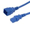 Red C19-C20 Horizontal Hole Figure-8 Tail, C20 to C13 Blue/Yellow High-Power PDU Server Power Cord