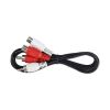 RCA Male to Female Two-to-Two AV Extension Cable