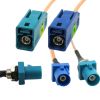 Custom All Kinds of Fakra A B C D E F G H Z Connectors RG58 RG302 RG174 Extension Fakra Cable