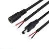 DC Cable With A Diameter Of 5.5*2.1, Thickened To 0.75 Square, 0.5 Power Cable, Single-Ended DC 2.5 Male And Female Connectors, Made Of 18 AWG Pure Copper Wire