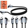 10GB 4K 60HZ Type-C Extension Cable, PD60W Male-to-Male USB-C 3.2 Gen2 High-Speed Data Cable