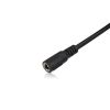 DC Cable With A Diameter Of 5.5*2.1, Thickened To 0.75 Square, 0.5 Power Cable, Single-Ended DC 2.5 Male And Female Connectors, Made Of 18 AWG Pure Copper Wire