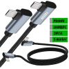 20V 5A Fast Charging PD100W Charging Cable, TYPE-C Fast Charging Cable, Suitable for Huawei and Apple Mobile Phones and Laptops