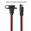 SAE New Energy Wire, 12AWG with a 30A Current, SAE Chassis Assembly Type with a Dust Cover, Solar Power Supply Wire 